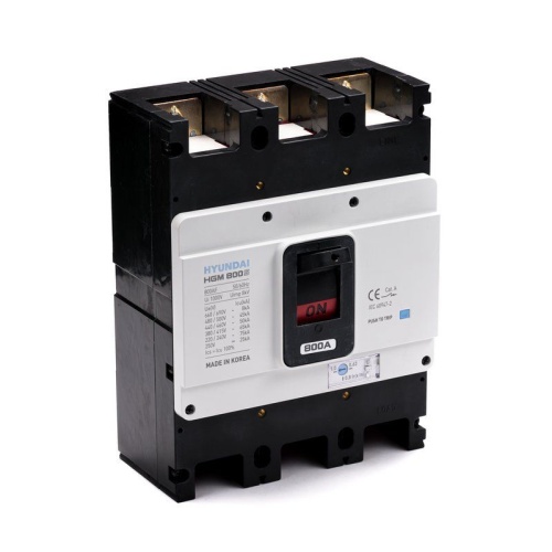 Автоматический выключатель HGM800S 3PT4BS0000C 00800F 504-800A ток к.з. 65kA AC380/415В